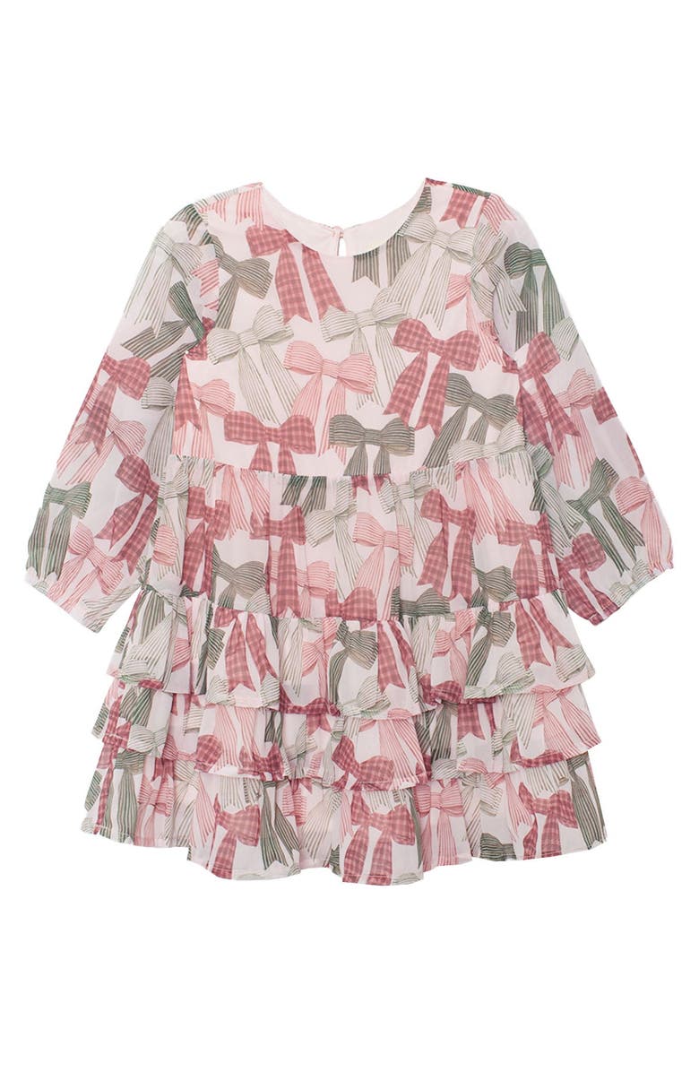 Mabel + Honey Bow-tiful Dress, Main, color, Red