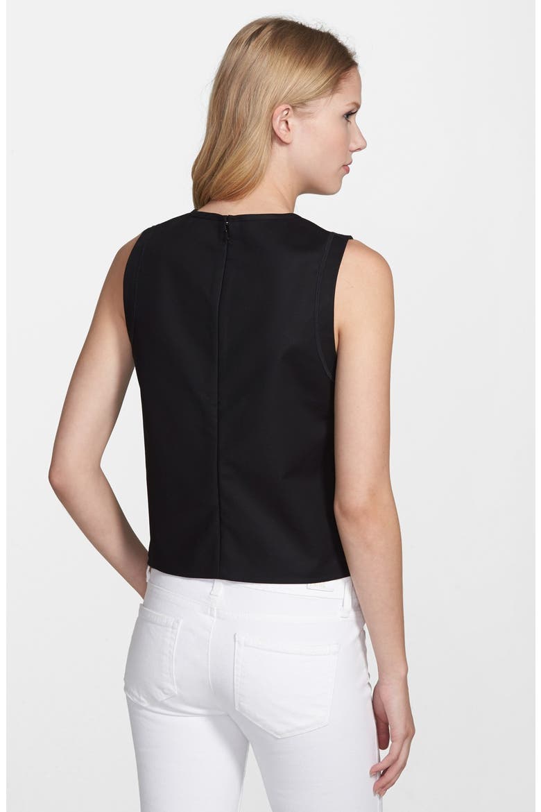 'Paradise' Print Grommet Top, Alternate, color, PEAR
