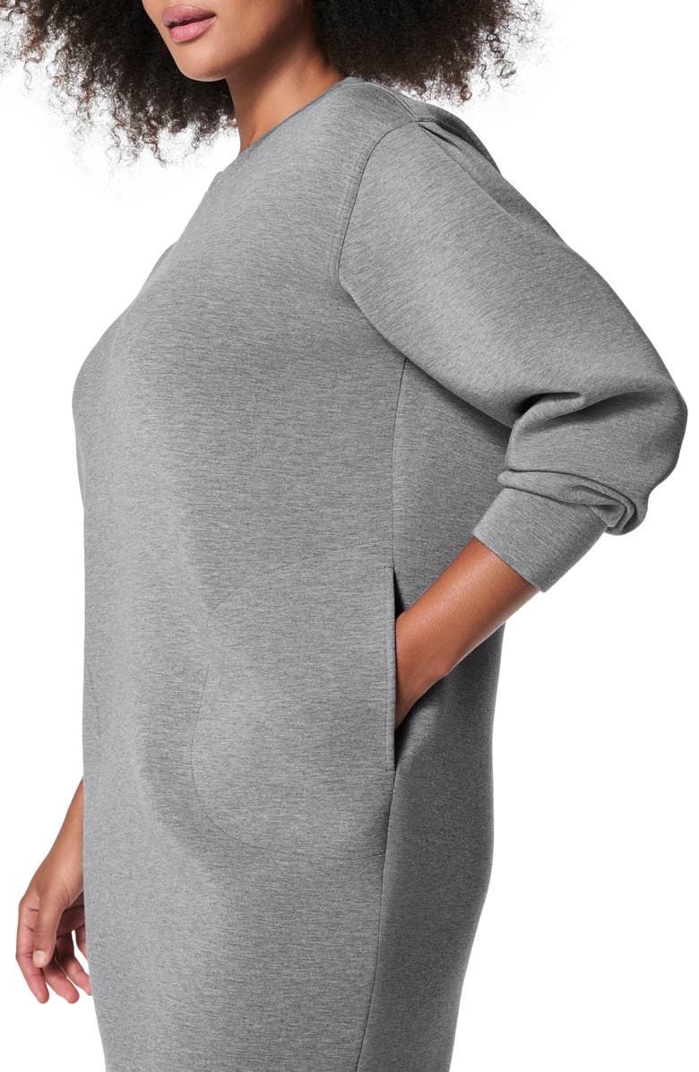 SPANX<sup>®</sup> AirEssentials Long Sleeve Knit Shift Dress, Alternate, color, Medium Grey Heather