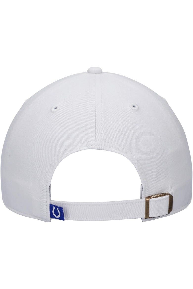 Men's '47 White Indianapolis Colts Clean Up Adjustable Hat, Alternate, color, White