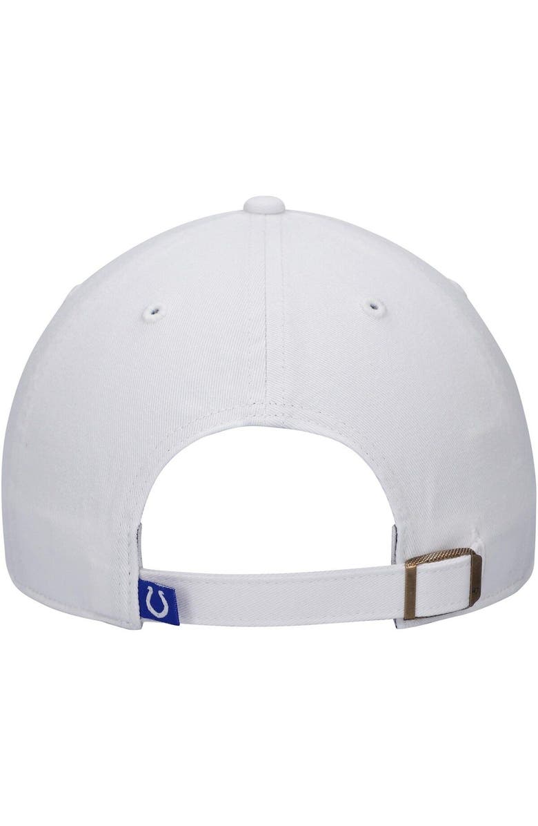 '47 Men's '47 White Indianapolis Colts Clean Up Adjustable Hat, Alternate, color, 