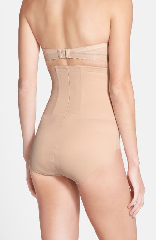 Tc Back Magic High Waist Shaping Briefs In Warm Beige