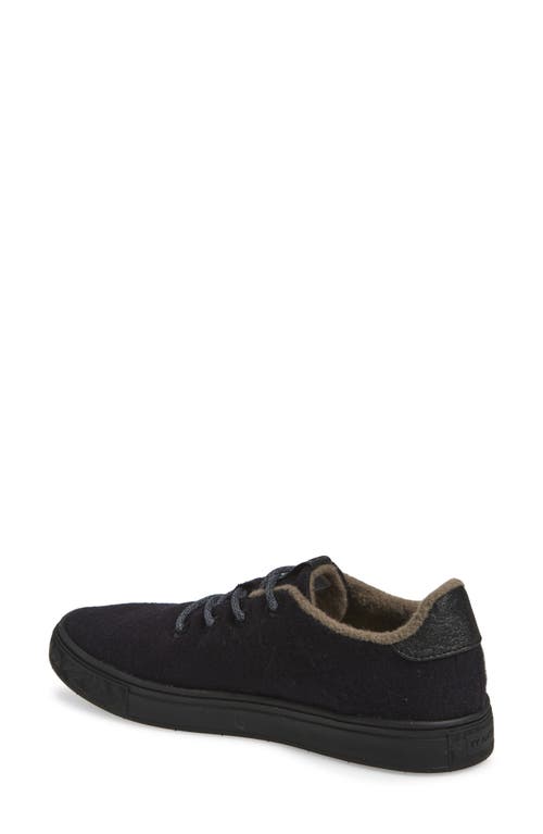 Yy Nation Cirro Wool Blend Water Resistant Low Top Sneaker In Black