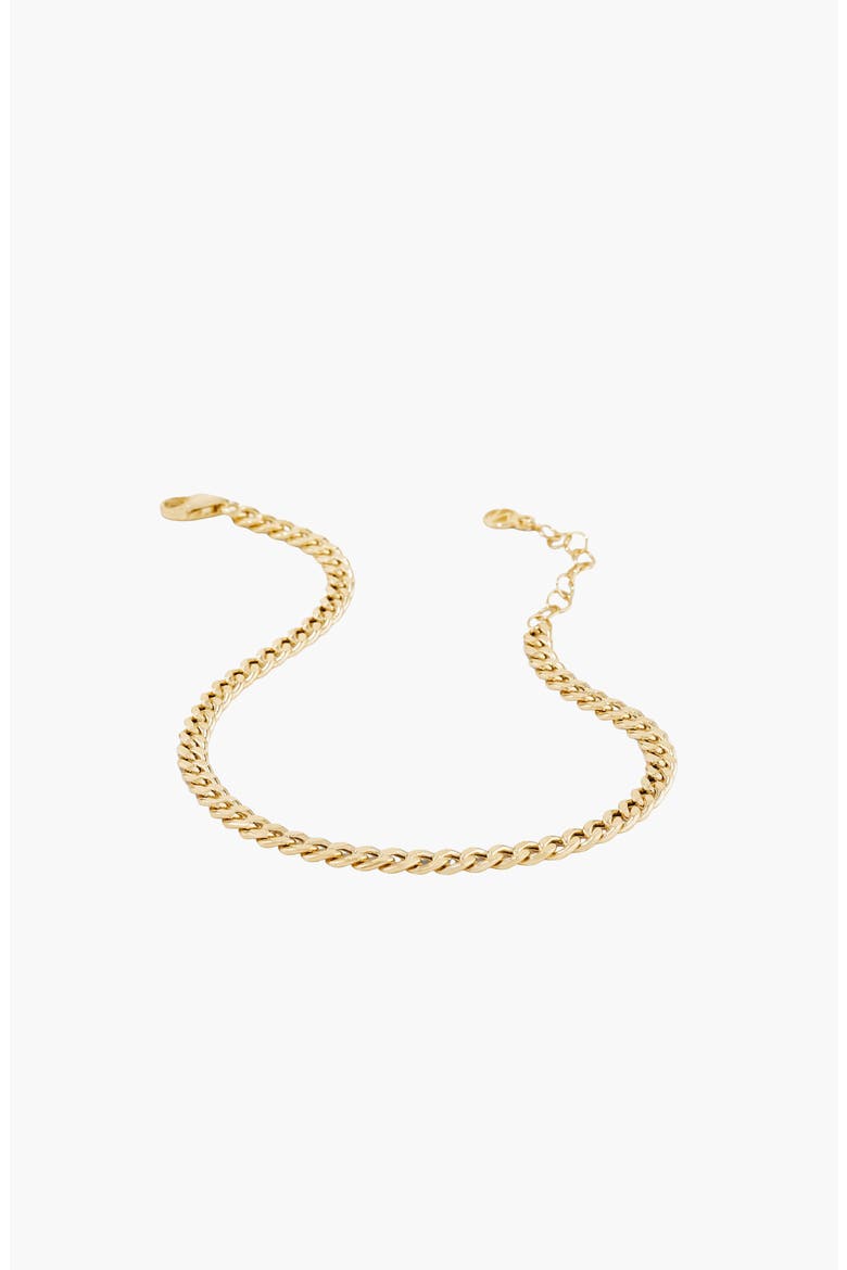 Curb Bracelet, Alternate, color, Yellow Gold