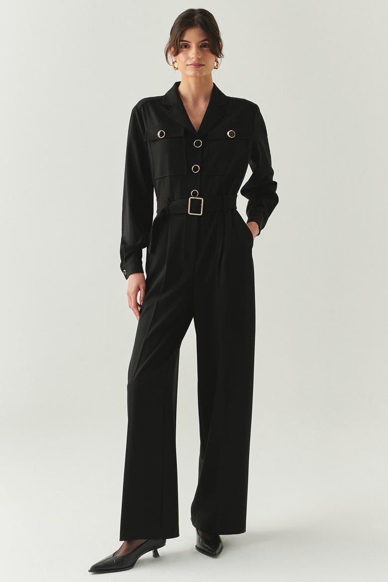 Emmalyn Jumpsuit, Alternate, color, BLACK