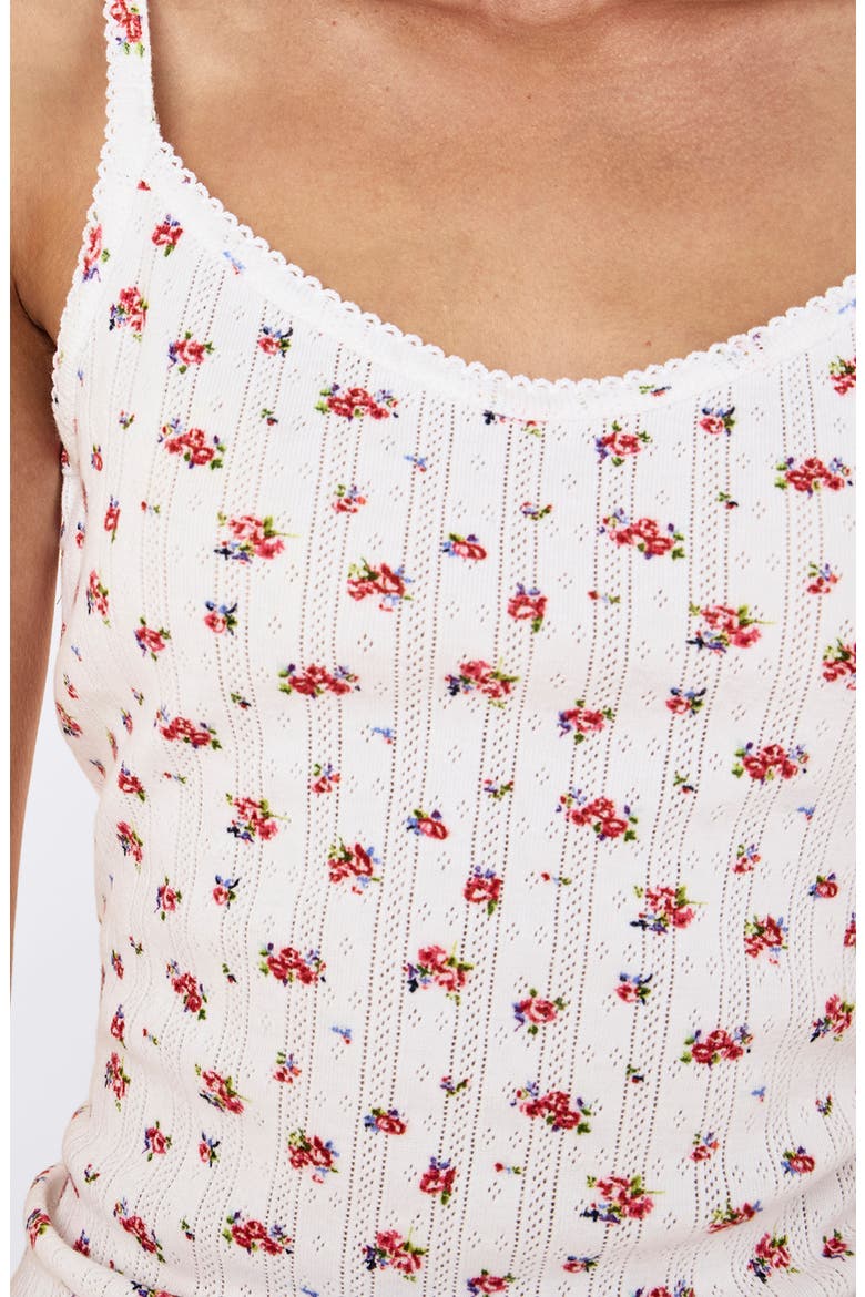 Imogen Pointelle Camisole, Alternate, color, POSY FLORAL