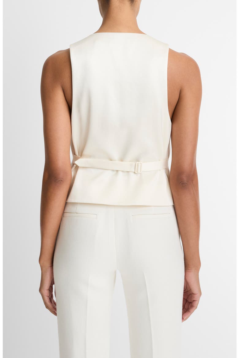 Fitted Vest, Alternate, color, OFF WHITE