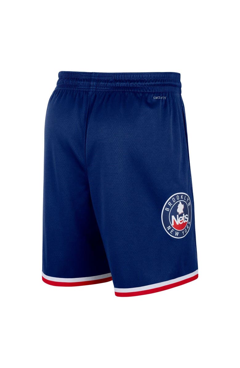 Nike Men's Nike Navy Brooklyn Nets 2021/22 City Edition Swingman Shorts, Alternate, color, 