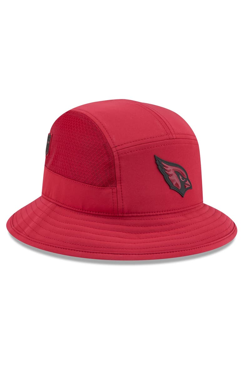 Men's New Era Cardinal Arizona Cardinals 2026 Sideline Bucket Hat, Alternate, color, Cardinal