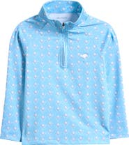 AMERICAN FIT Kids' Golf Ball Print Quarter Zip Sweatshirt
