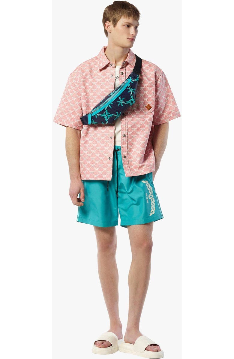 MCM Fursten Belt Bag in Palm Canvas, Alternate, color,