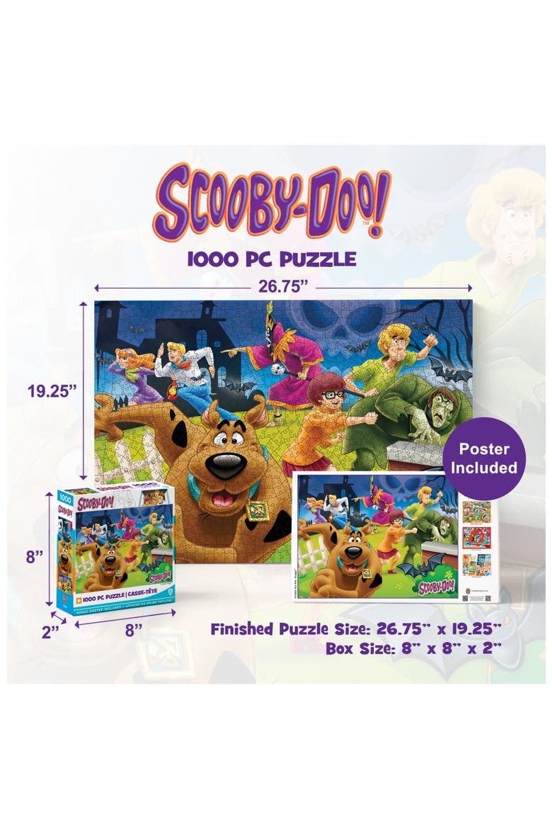 Scooby-Doo! 1000 Piece Jigsaw Puzzle, Alternate, color, Multicolor