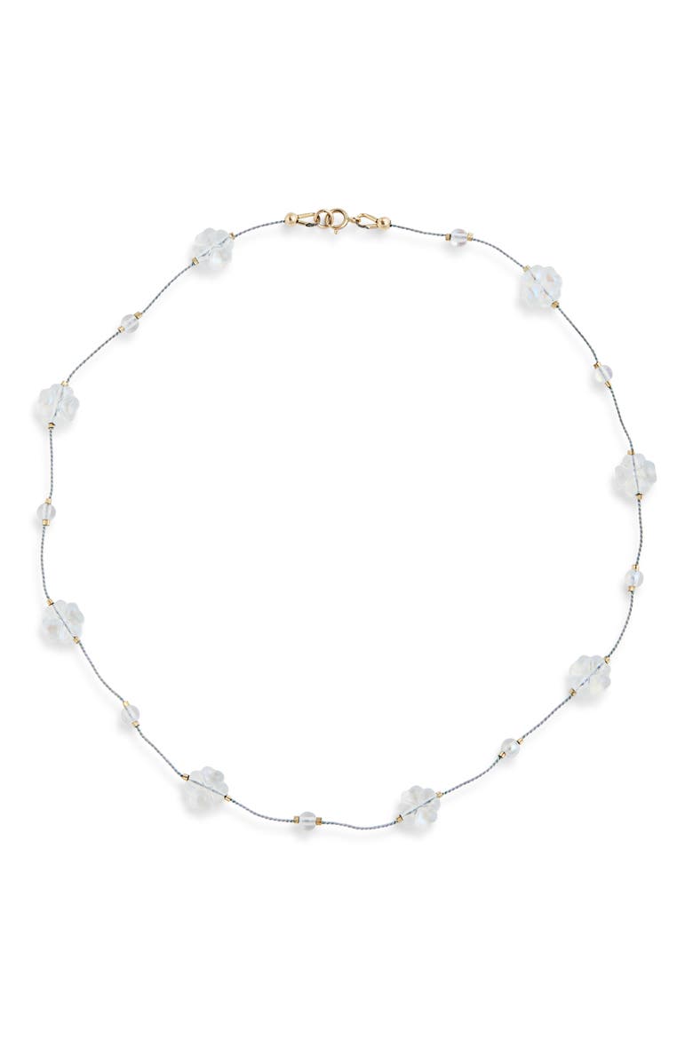 Desnuda Station Necklace, Alternate, color, GLIMMER