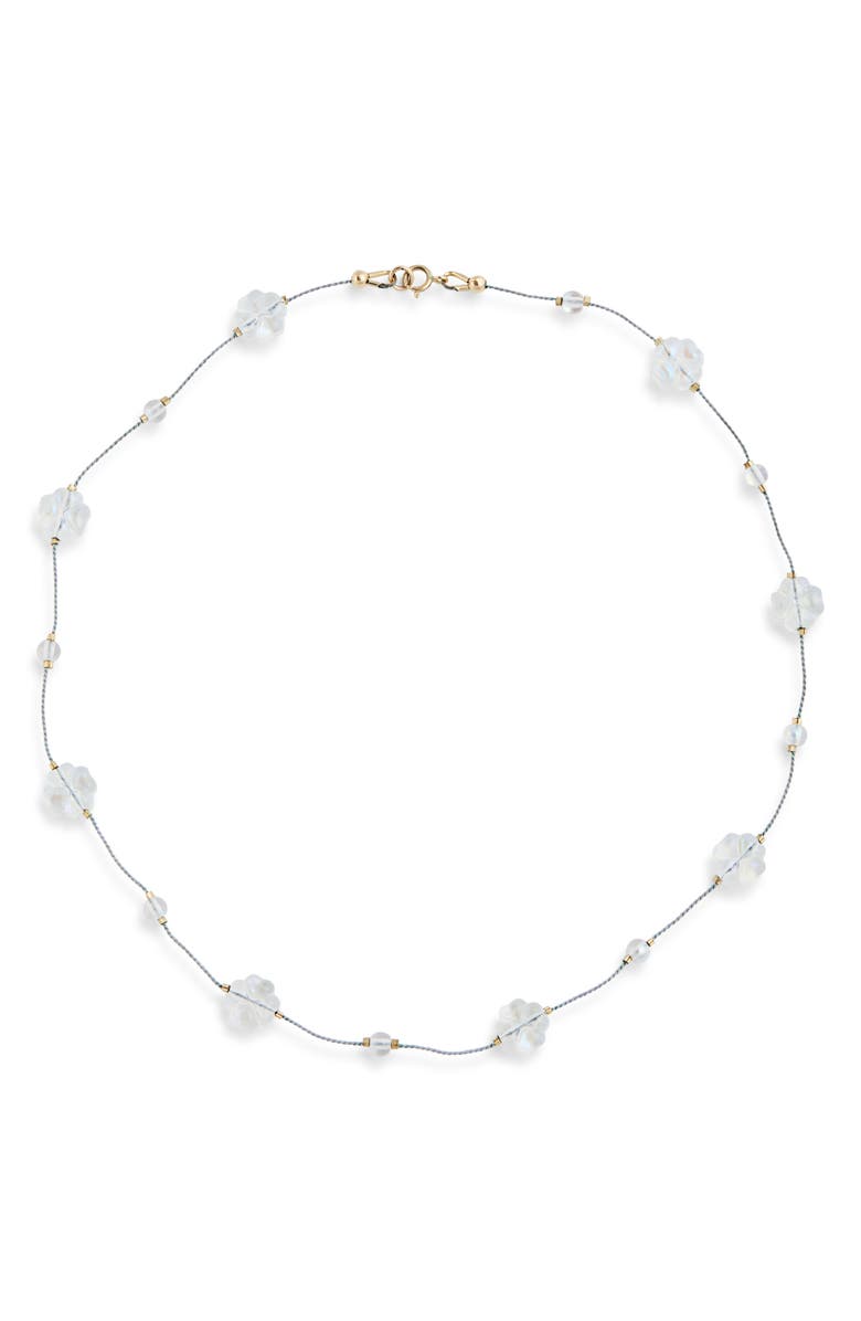 Isshi Desnuda Station Necklace, Alternate, color, Glimmer