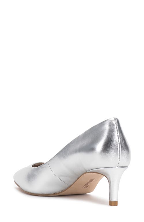Vince Camuto Kehlia Pointed Toe Pump In Lux Silver