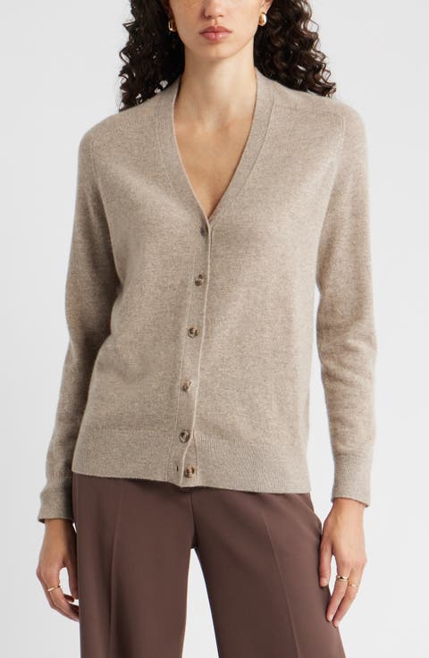 Cashmere V-Neck Cardigan