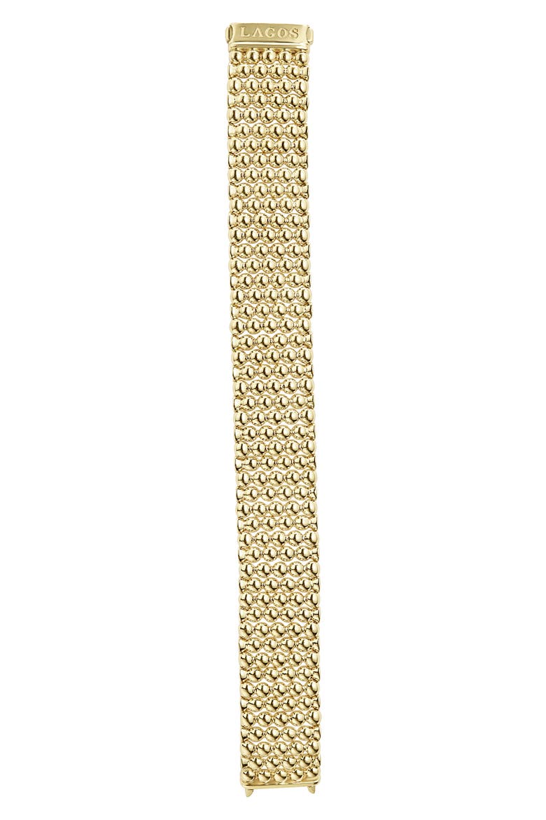 Caviar Gold Bold Wide Rope Bracelet, Alternate, color, GOLD