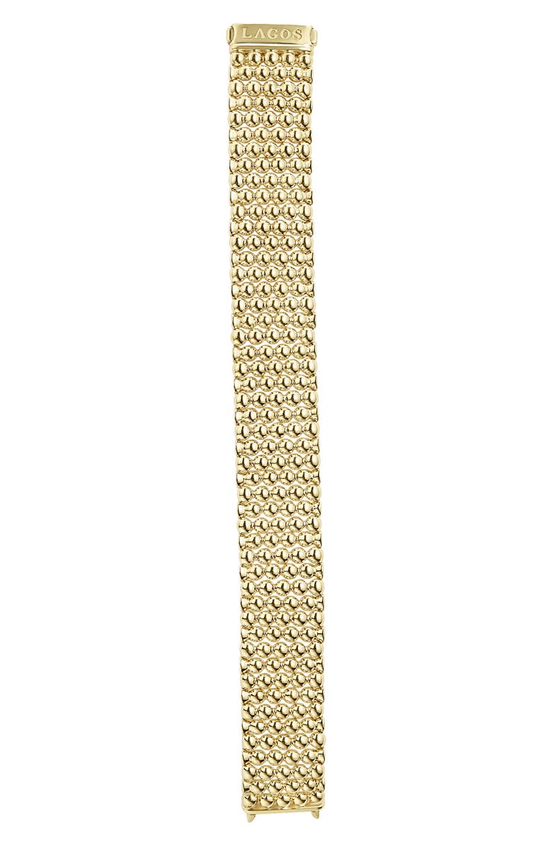 LAGOS Caviar Gold Bold Wide Rope Bracelet, Alternate, color,