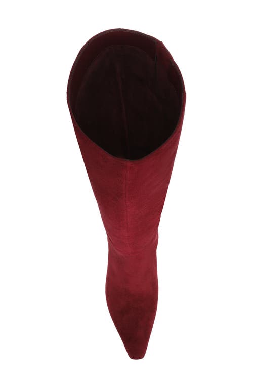 Sam Edelman Sylvia Knee High Boot In Burgundy
