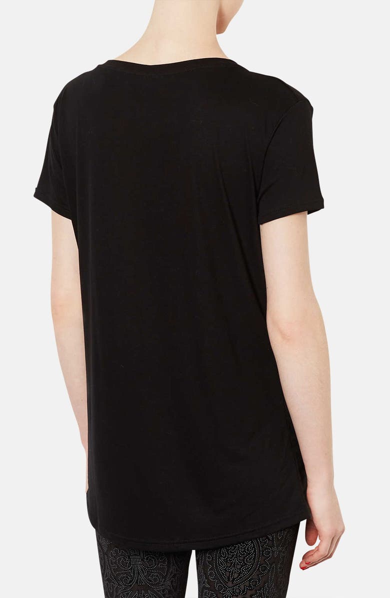 Topshop V-Neck Tee, Alternate, color, 