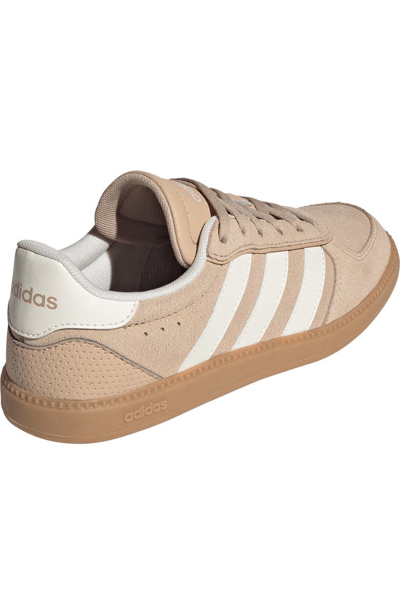adidas Kids' Breaknet Sleek Sneaker, Alternate, color, Magic Beige/ Off White/ Gum 3