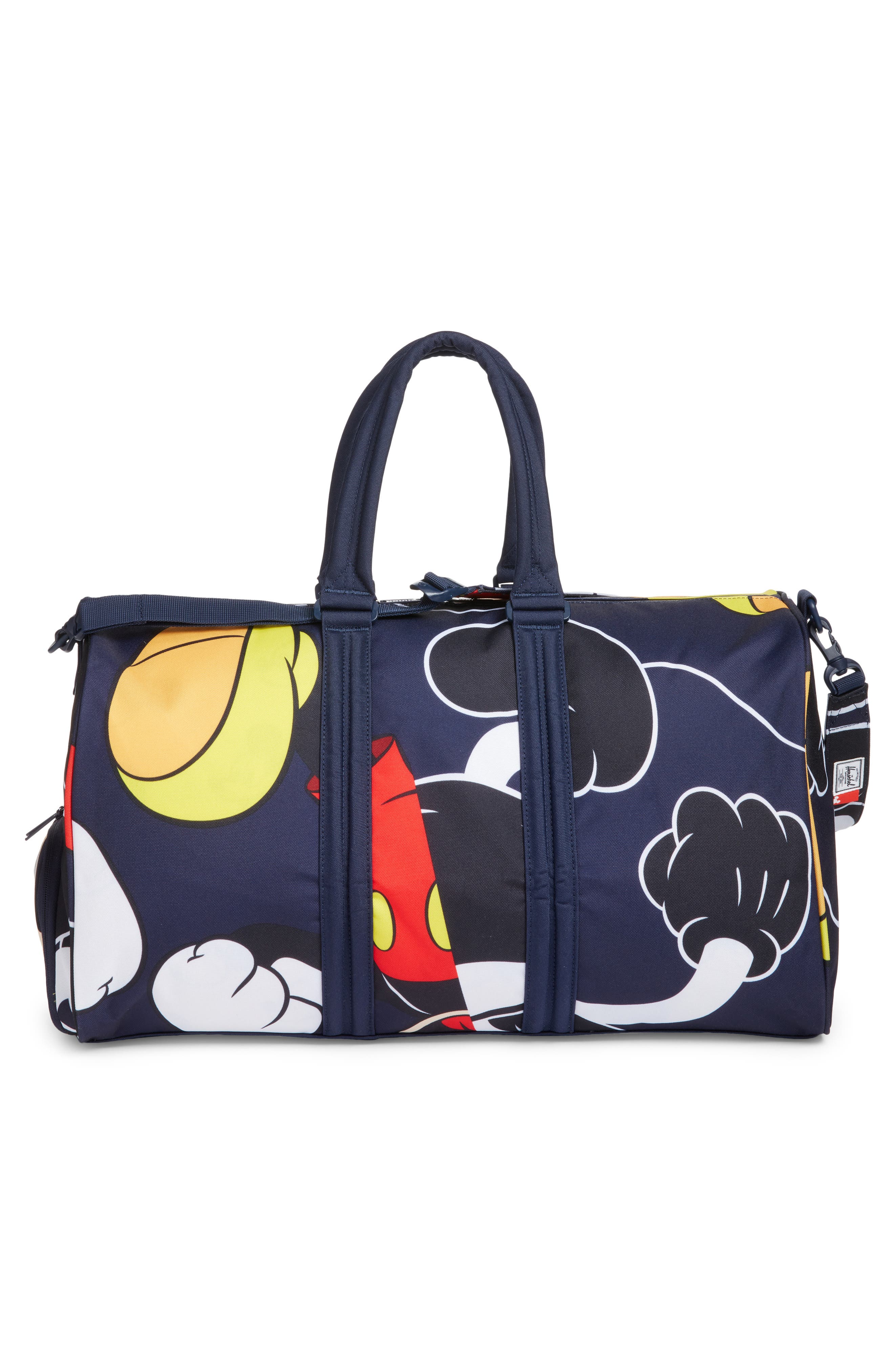 Herschel Supply Co. Disney x Herschel Supply Co. Novel Mickey Mouse Print Duffel Bag, Alternate, color, 