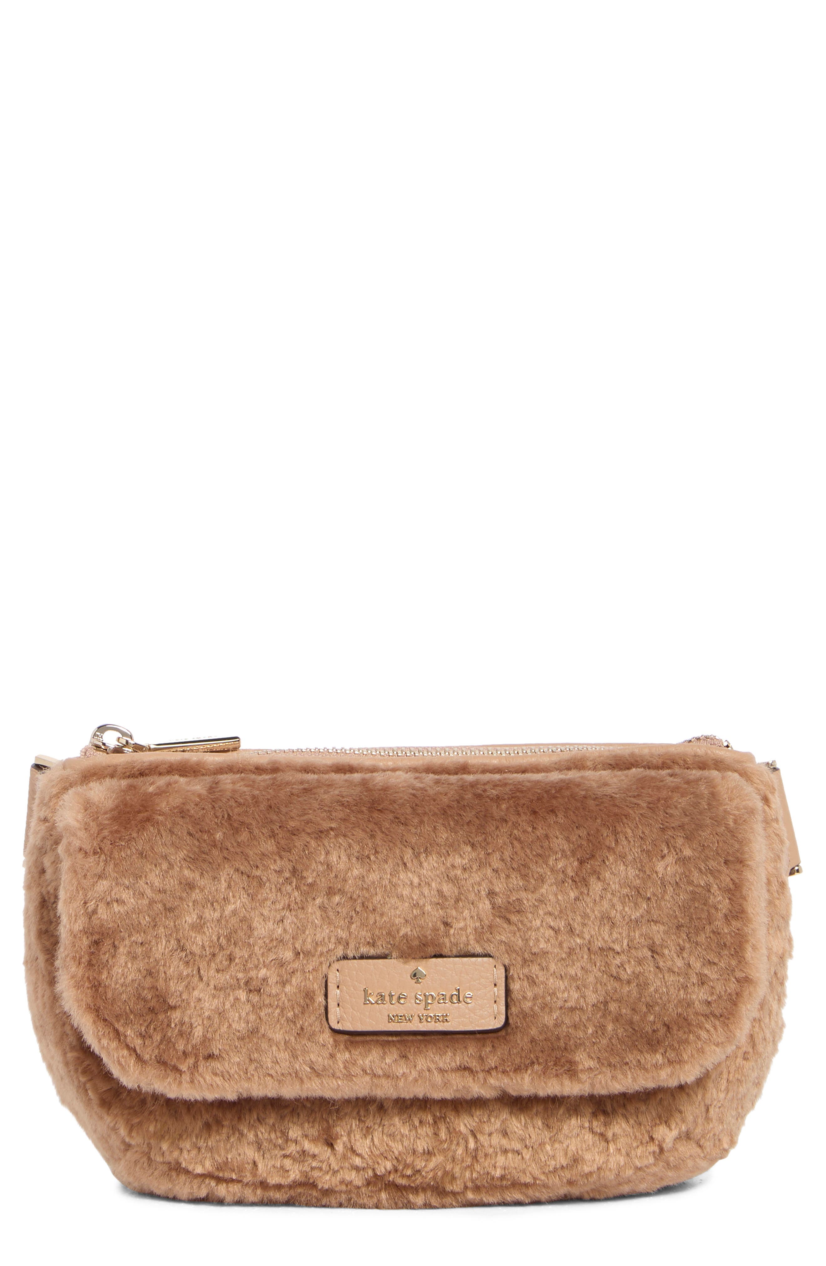 rosie faux fur belt bag