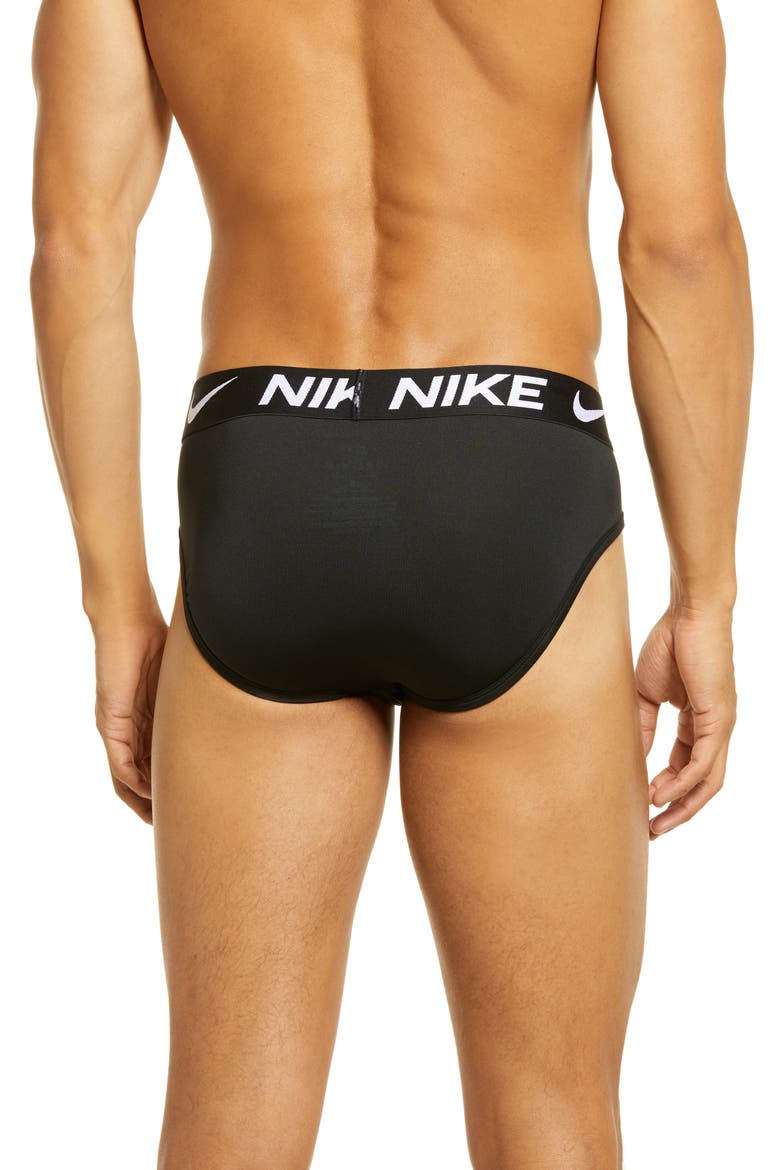 Dri-FIT 3-Pack Performance Hip Briefs, Alternate, color, BLACK