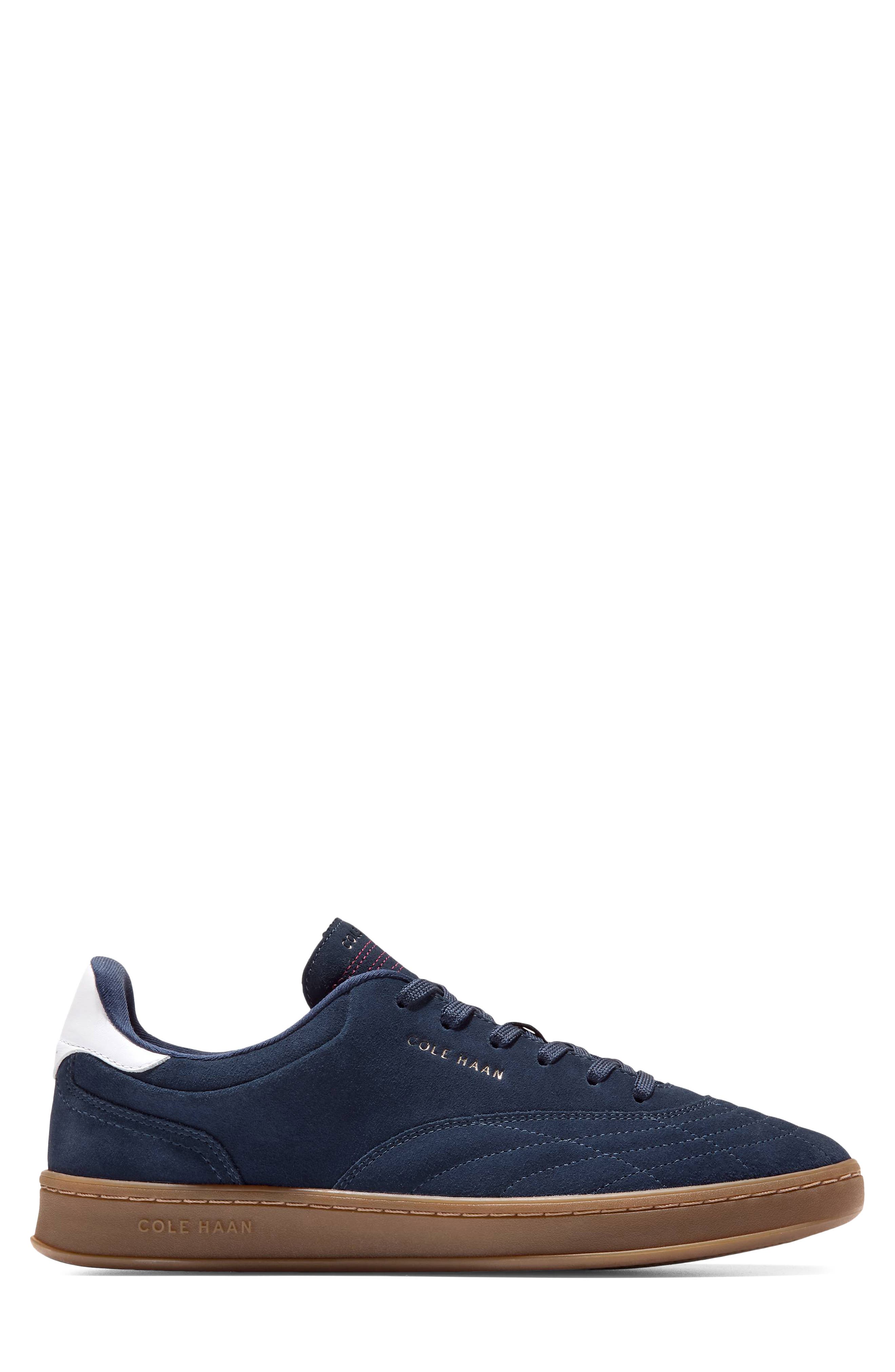 Grand Crosscourt Turfline Sneaker, Alternate, color, NAVY BLAZER SUEDES/ WHITE