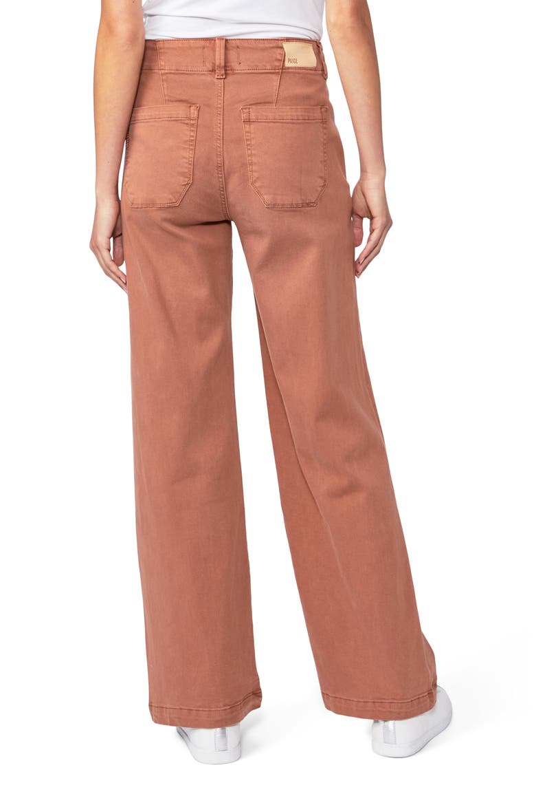 Brooklyn High Waist Wide Leg Jeans, Alternate, color, VINTAGE MOCHA BISQUE