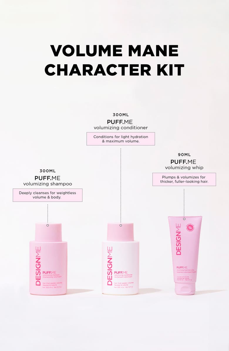 DESIGNME PUFF.ME Mane Character Volume Set $72 Value, Alternate, color, 