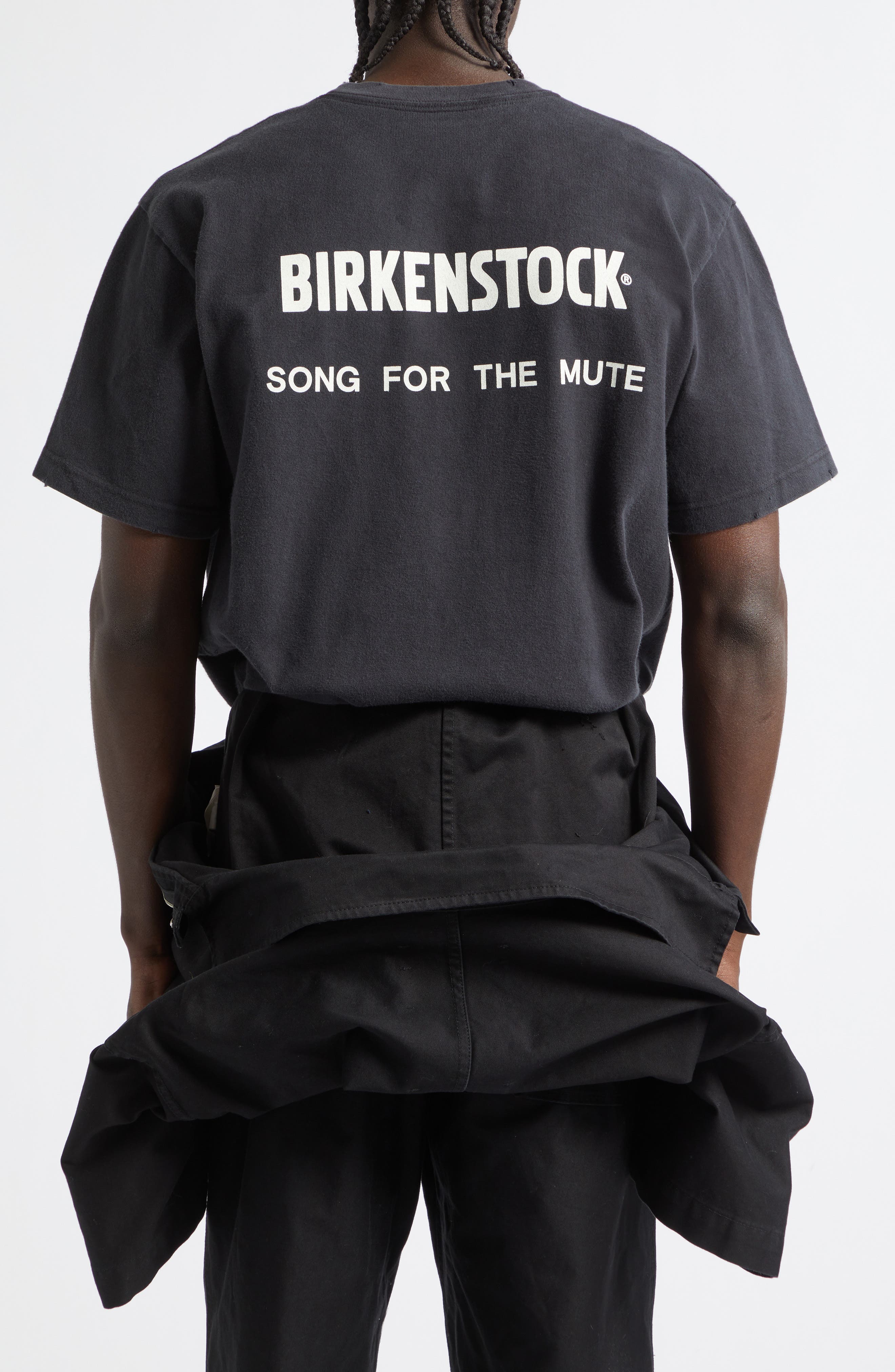 SONG FOR THE MUTE x Birkenstock The Rebel Distressed Graphic T