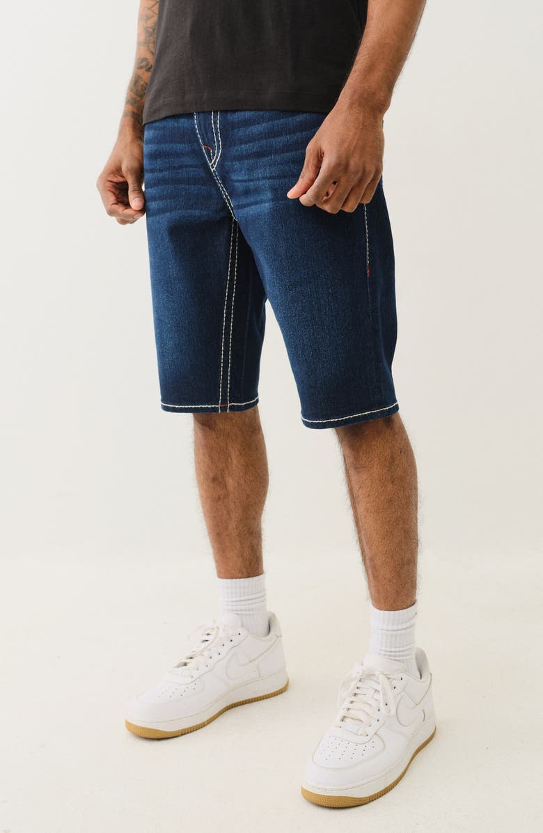 True Religion Ricky Big T Denim Shorts, Alternate, color, 