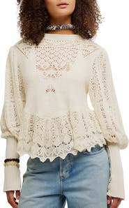 Free People Lucinda Semisheer Sweater