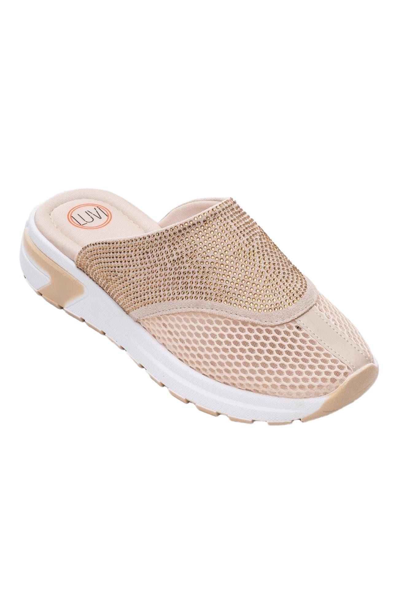  Beige Faux Leather