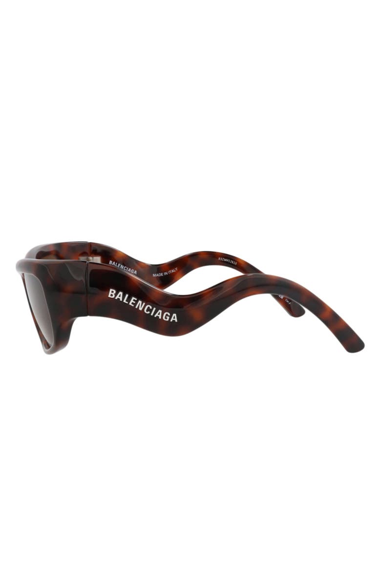 Balenciaga 58mm Novelty Sunglasses, Alternate, color, Havana Havana Brown