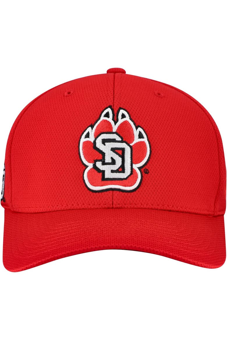 Men's Top of the World  Red South Dakota Coyotes Reflex Performance Flex Hat, Alternate, color, Red
