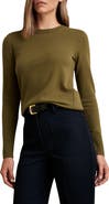 Reiss Anya Crewneck Wool Blend Sweater