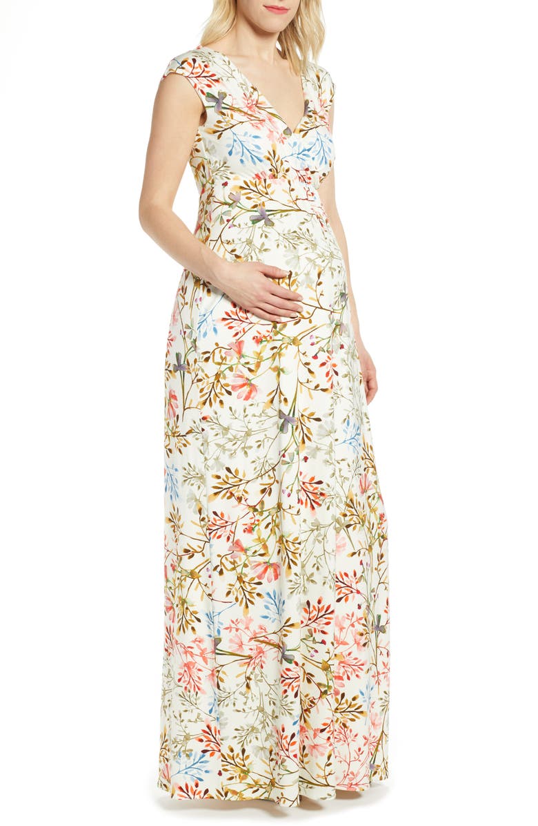 Tiffany Rose Alana Maternity/Nursing Maxi Dress, Main, color, 