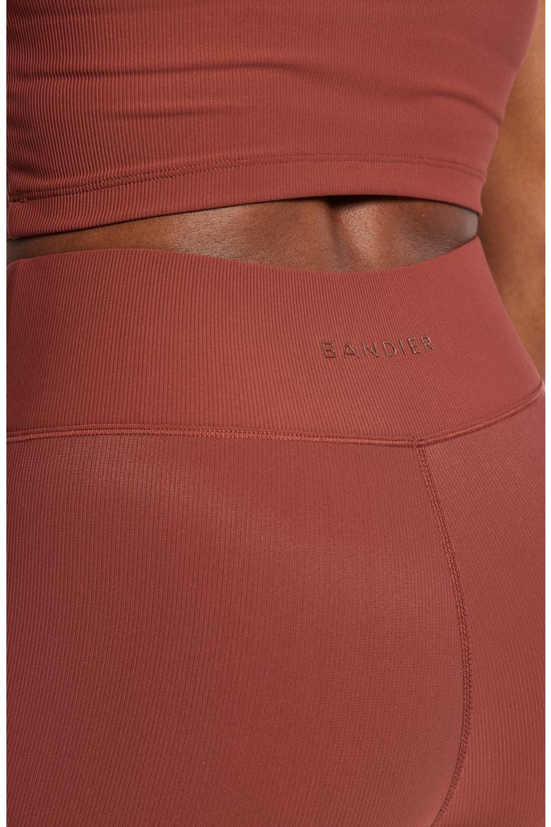Center Stage High Waist Rib Leggings, Alternate, color, CHERRY MAHOGANY