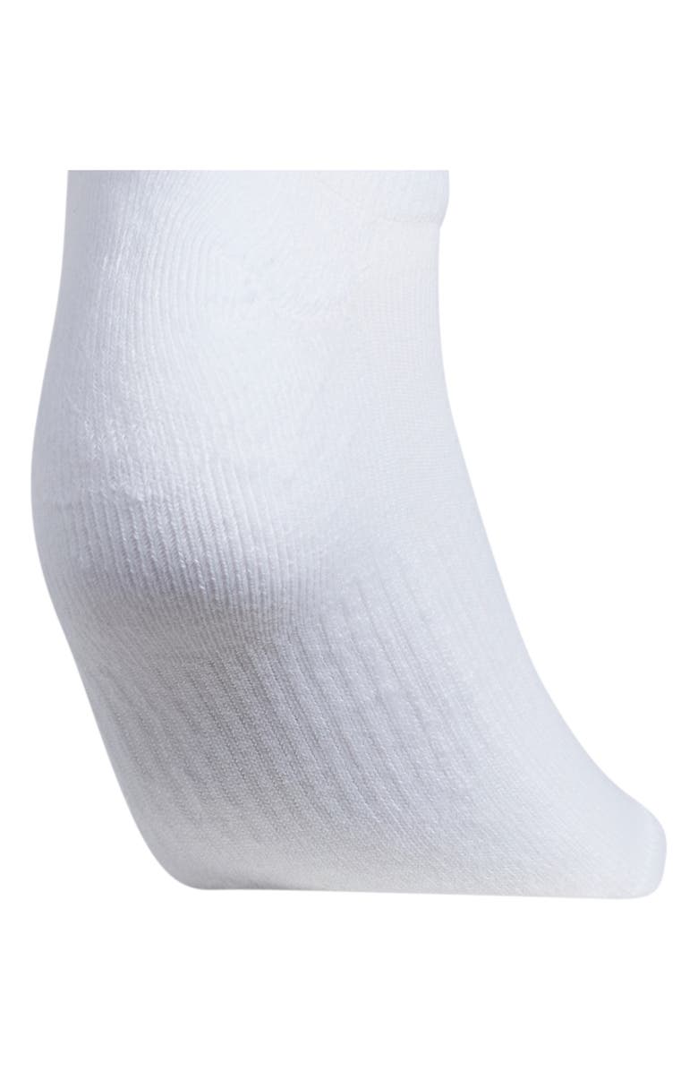 adidas Athletic Cushion Socks - Pack of 6, Alternate, color, White
