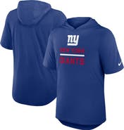 Nike Men's Nike Royal New York Giants Lockup Tri-Blend Hoodie T-Shirt