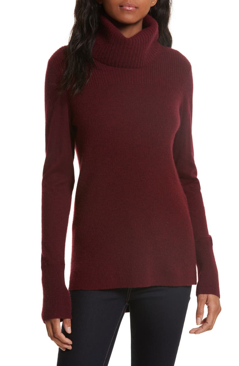 Veronica Beard Asa Cashmere Turtleneck, Main, color,