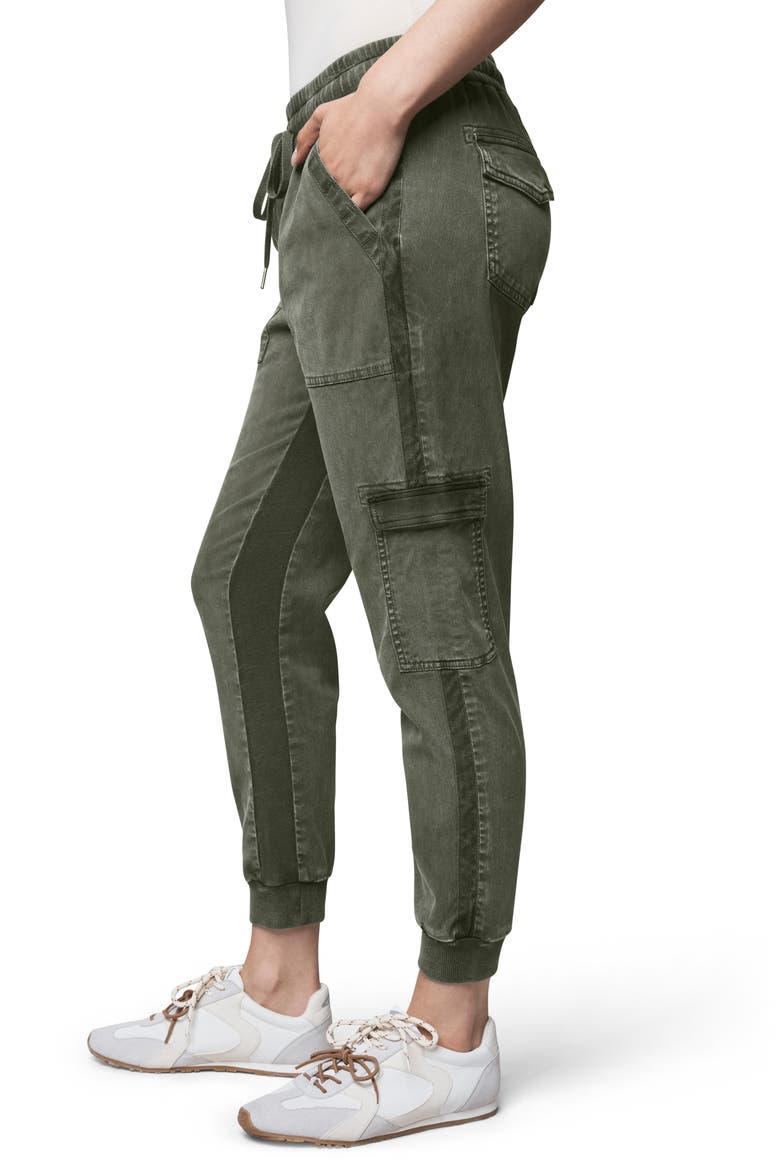 Jaclyn Drawstring Waist Joggers, Alternate, color, GREEN SPRUCE