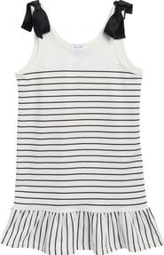Splendid Kids' Stripe Tie Strap Dress
