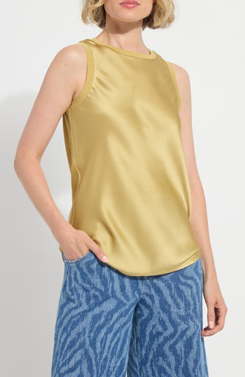 Akemi Mixed Media Tank Top