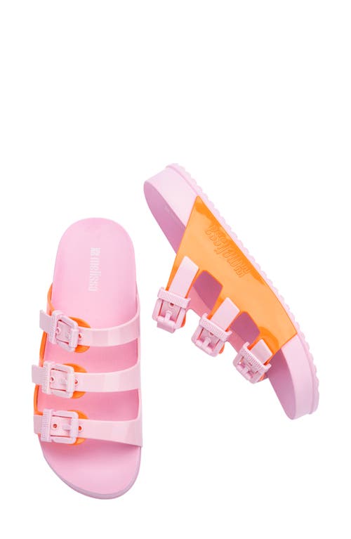 MELISSA MELISSA COZY STRIPES PLATFORM SLIDE SANDAL