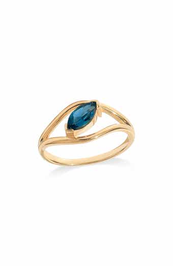 Marquise Lab Created Moissanite Bypass Ring
