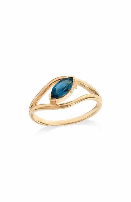 Marquise Lab Created Moissanite Bypass Ring