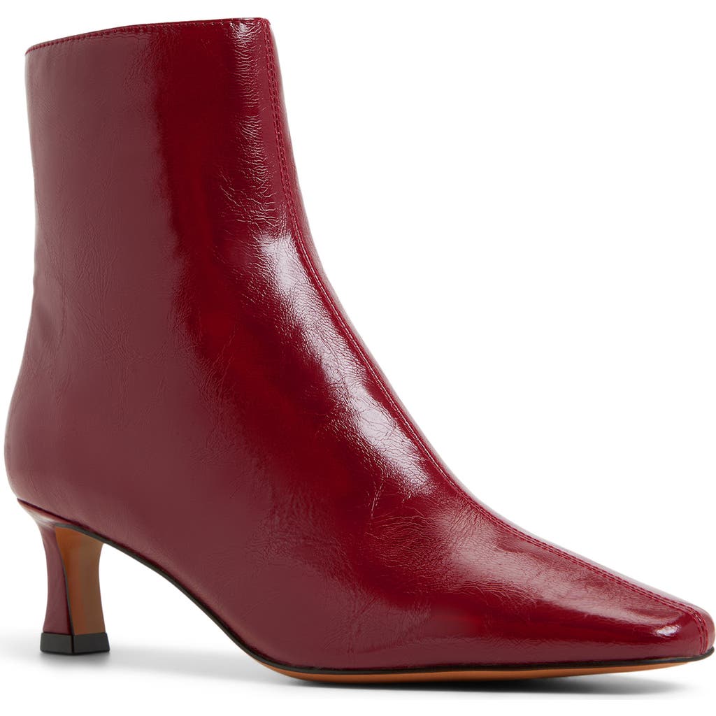 Aldo Juliyaa Kitten Heel Bootie In Red